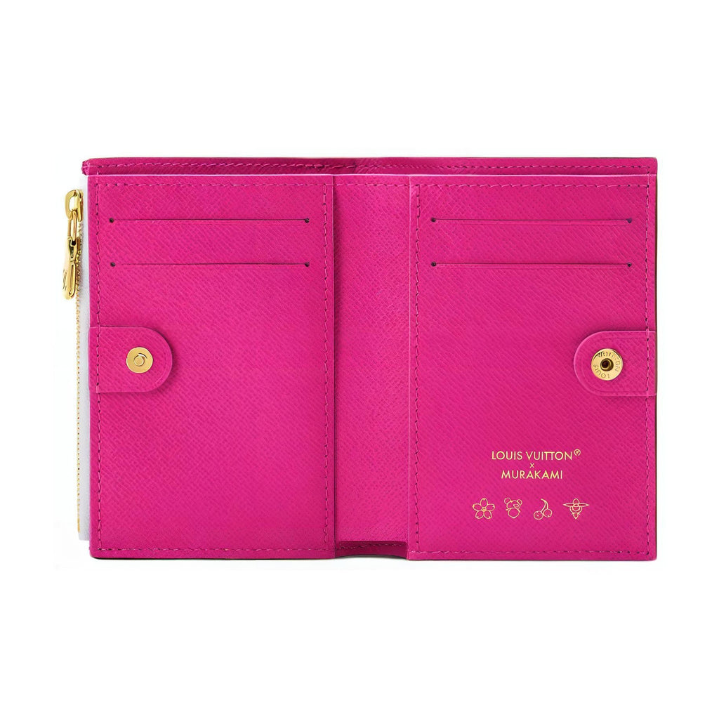 LOUIS VUITTON x Takashi Murakami Lisa Multicolor Monogram Wallet - White - M27736
