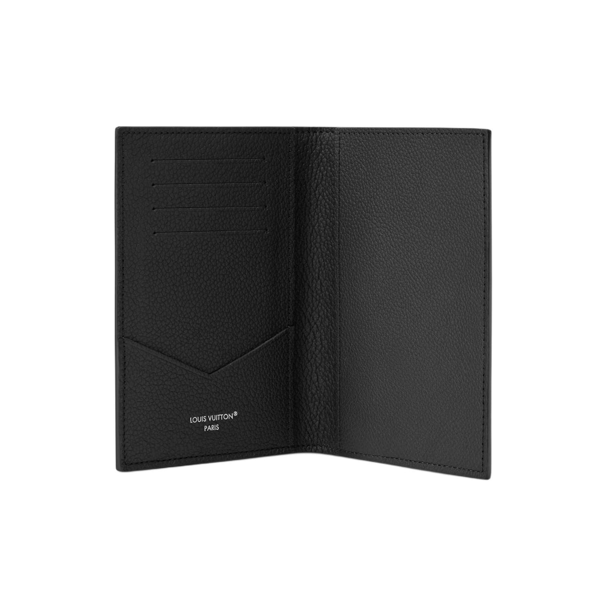 LOUIS VUITTON Damoflage Checkerboard Passport Holder - Black - M28744