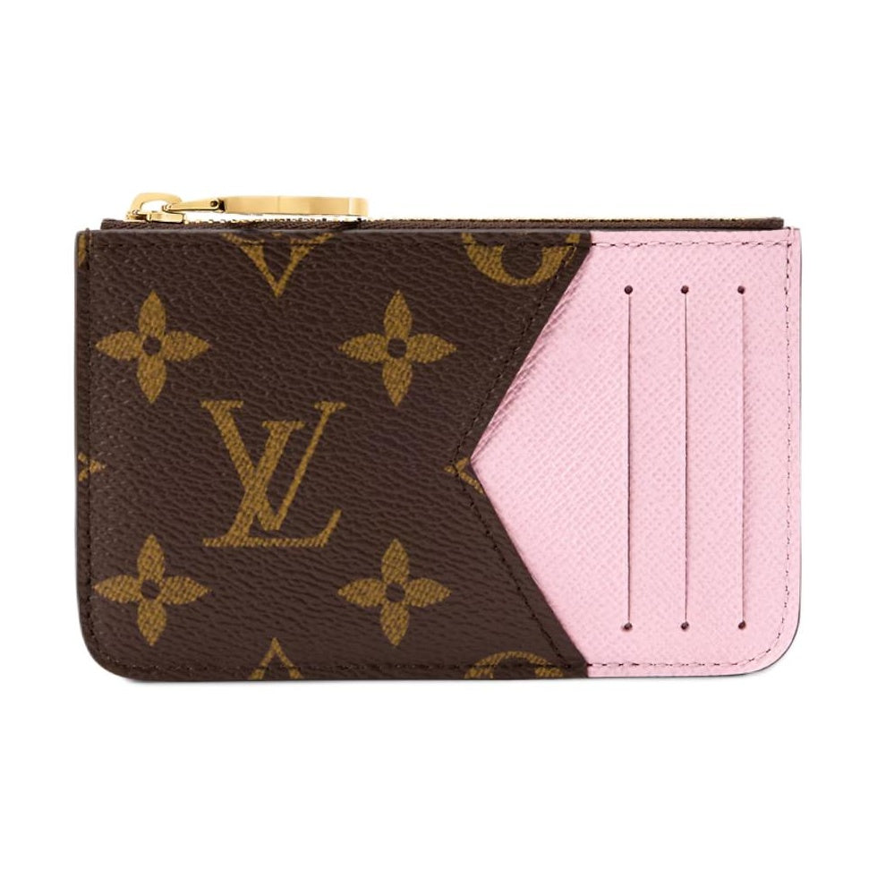 LOUIS VUITTON Romy Monogram Coated Canvas Card Holder - Confetti Pink - M29060