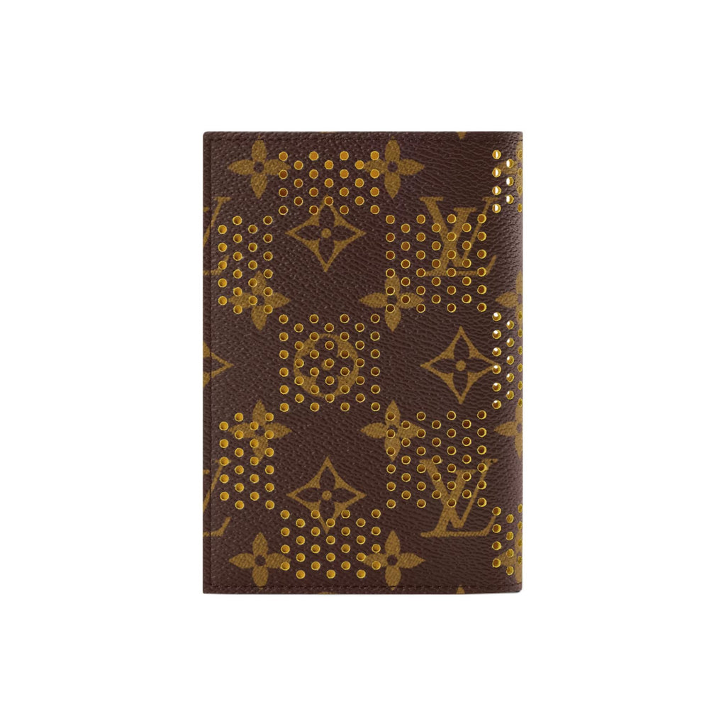 LOUIS VUITTON Monogram Grid Coated Canvas Passport Holder - Brown - M29285