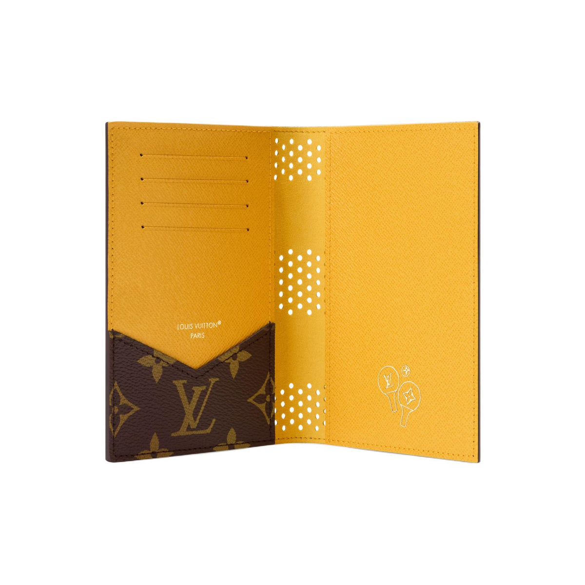 LOUIS VUITTON Monogram Grid Coated Canvas Passport Holder - Brown - M29285