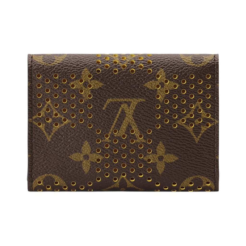 LOUIS VUITTON Envelope Monogram Grid Coated Canvas Card Holder - Brown and Yellow - M29293