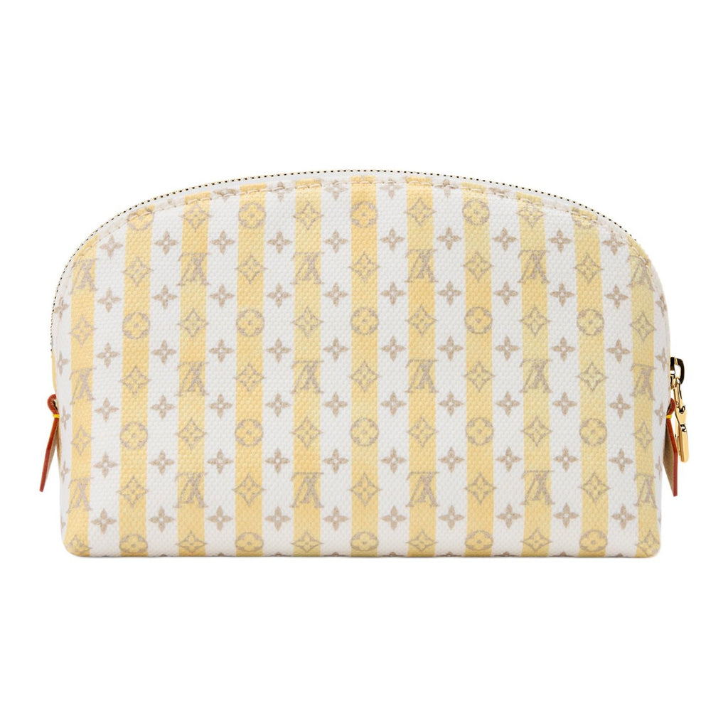 LOUIS VUITTON Small Linen-Cotton Blend Coated Canvas Cosmetic Pouch - Multicolor - M28679