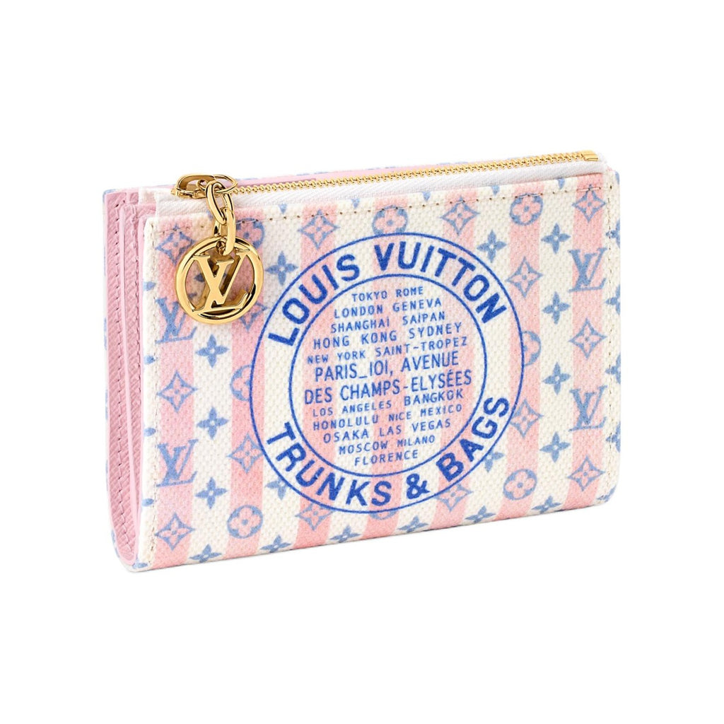 LOUIS VUITTON Lisa Logo Print Coated Canvas Wallet - Pink - M29028
