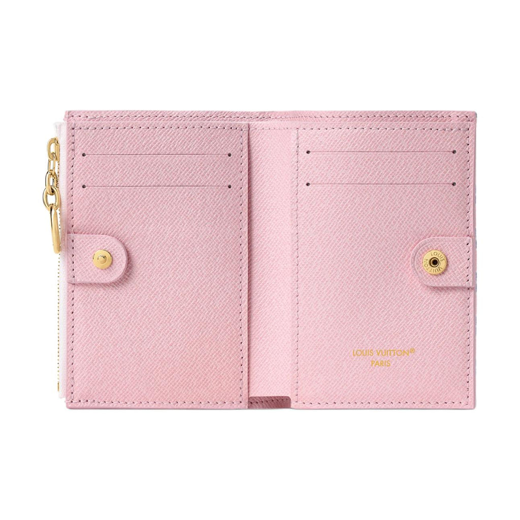 LOUIS VUITTON Lisa Logo Print Coated Canvas Wallet - Pink - M29028