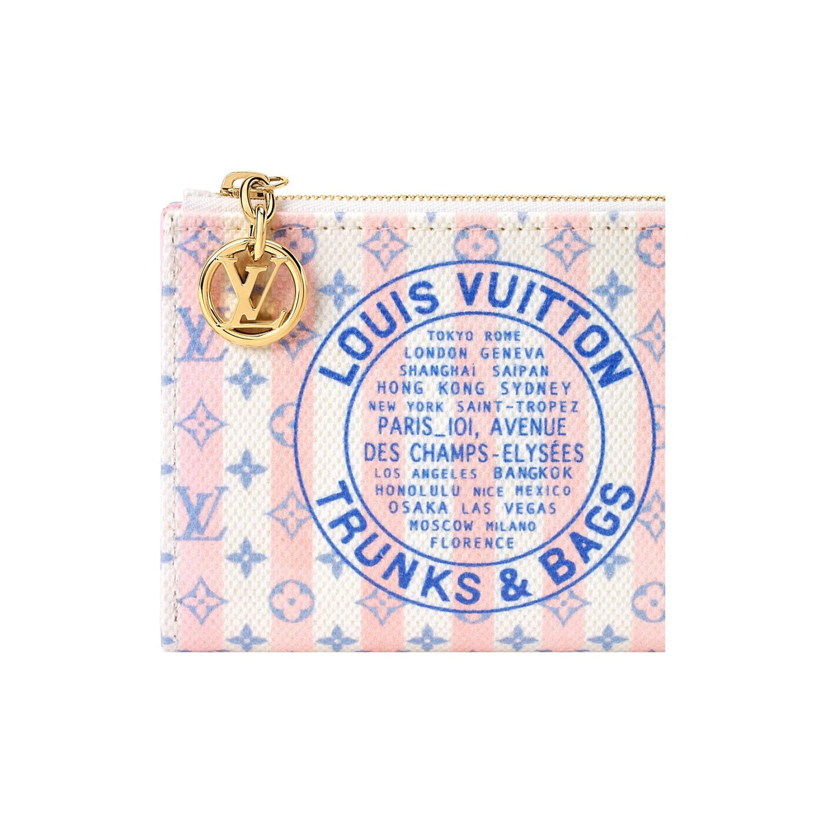 LOUIS VUITTON Lisa Logo Print Coated Canvas Wallet - Pink - M29028