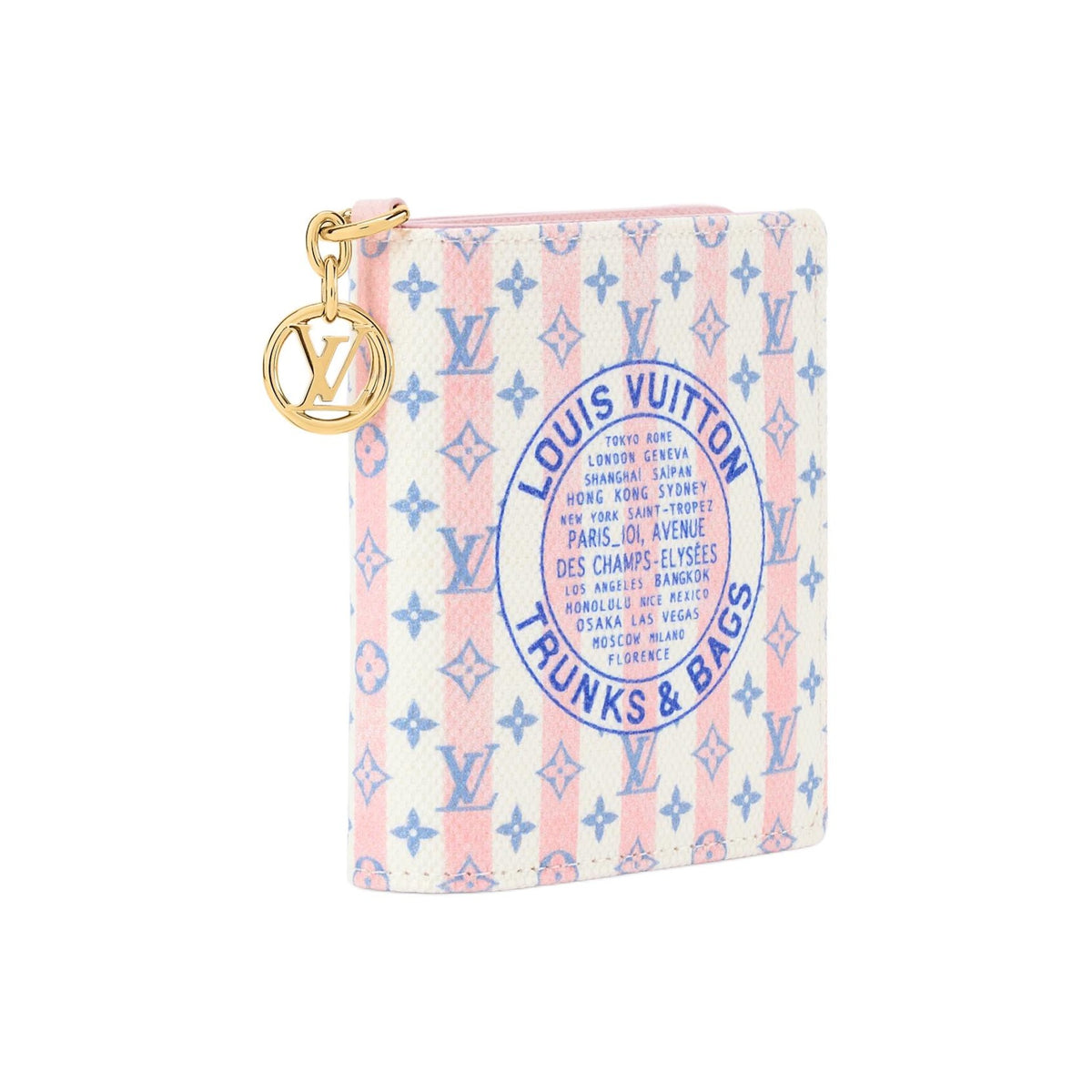 LOUIS VUITTON CHARMS Logo Print Coated Canvas Wallet - Colorblock - M29058