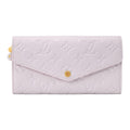 LOUIS VUITTON Sarah All-Over Monogram Cowhide Leather Wallet - Sweet Lavender Purple - M29465