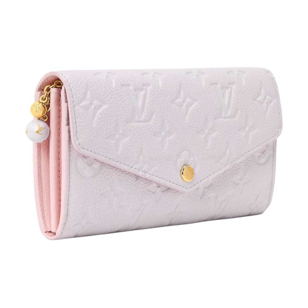 LOUIS VUITTON Sarah All-Over Monogram Cowhide Leather Wallet - Sweet Lavender Purple - M29465
