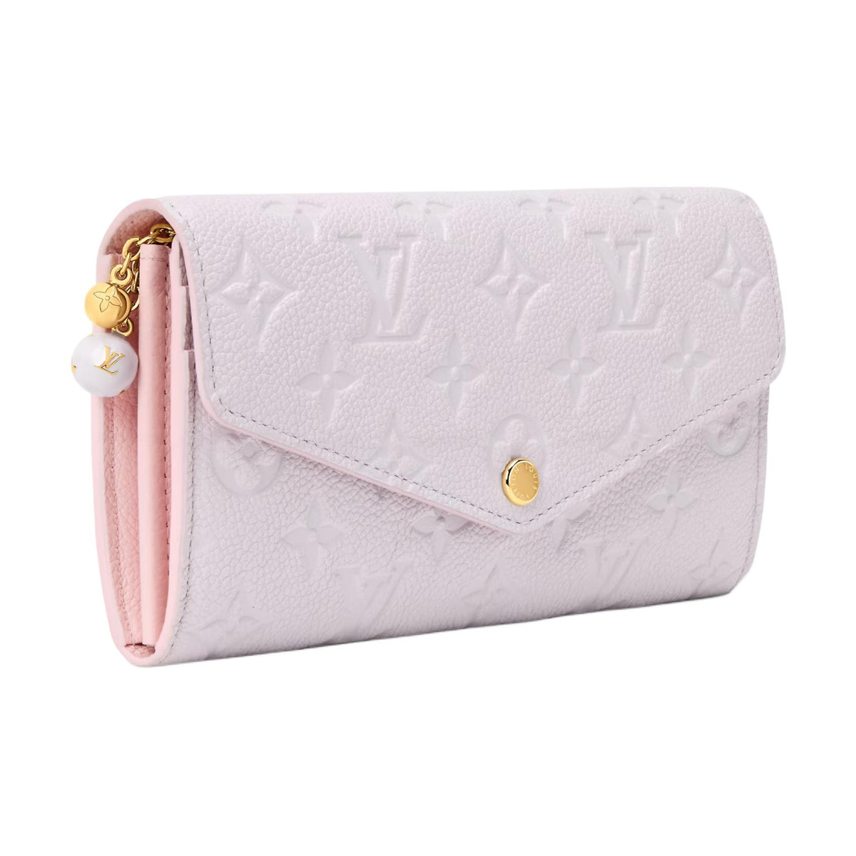 LOUIS VUITTON Sarah All-Over Monogram Cowhide Leather Wallet - Sweet Lavender Purple - M29465