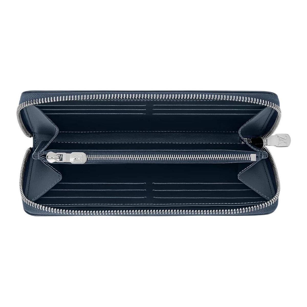 LOUIS VUITTON Zippy Monogram Shadow Calfskin Leather Wallet - Navy Blue - M28777