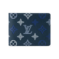 LOUIS VUITTON Multiple Monogram Shadow Cowhide Leather Wallet - Dark Blue - M29137