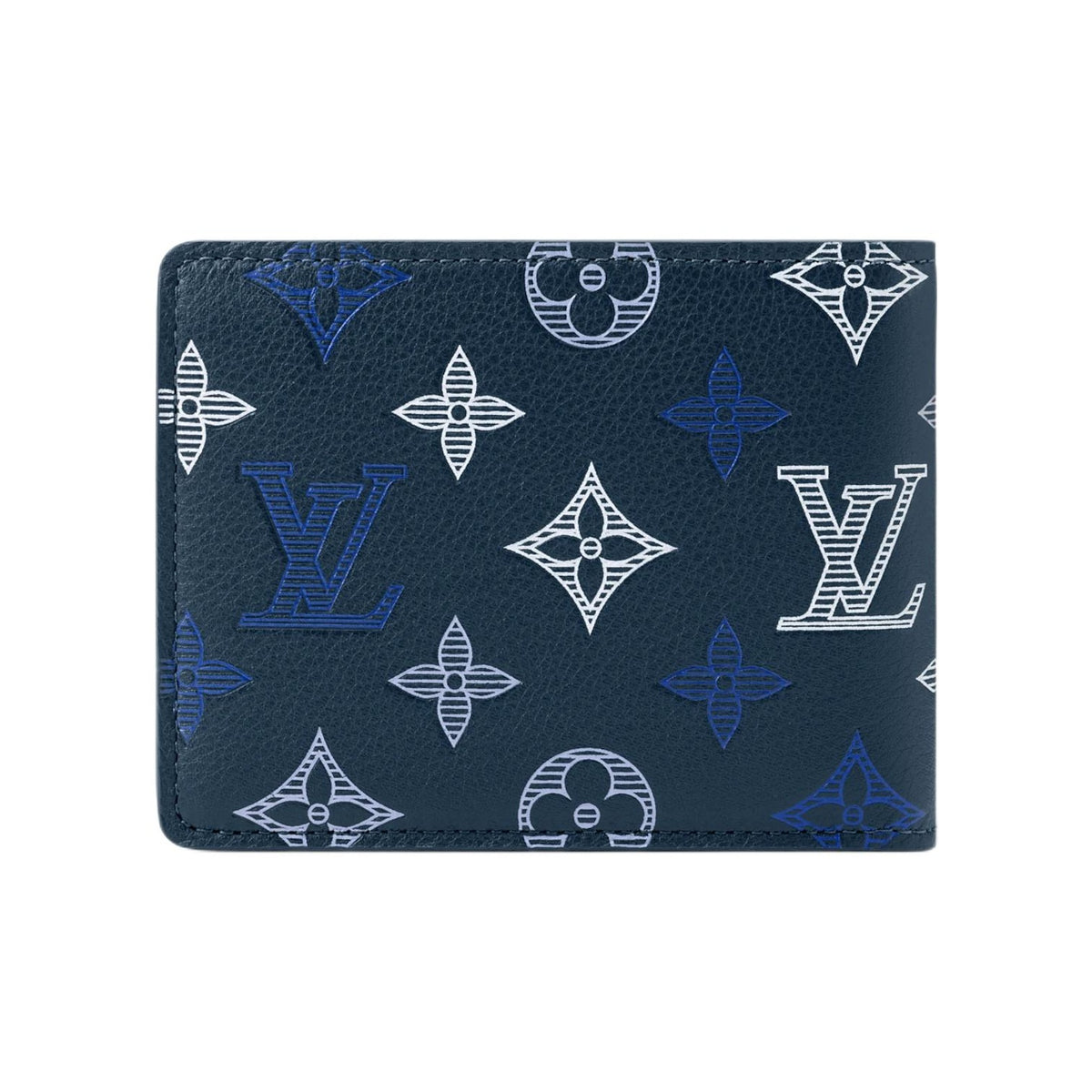 LOUIS VUITTON Multiple Monogram Shadow Cowhide Leather Wallet - Dark Blue - M29137