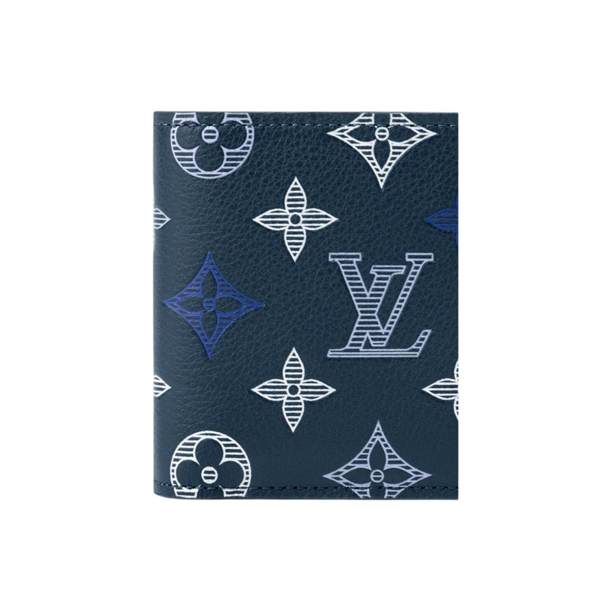 LOUIS VUITTON Multiple Monogram Shadow Cowhide Leather Wallet - Dark Blue - M29137