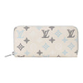 LOUIS VUITTON Zippy Monogram Shadow Calfskin Leather Zip Wallet - Off-White - M29133