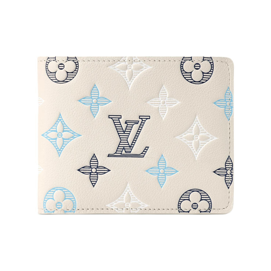 LOUIS VUITTON Multiple Monogram Shadow Cowhide Leather Wallet - White - M29136