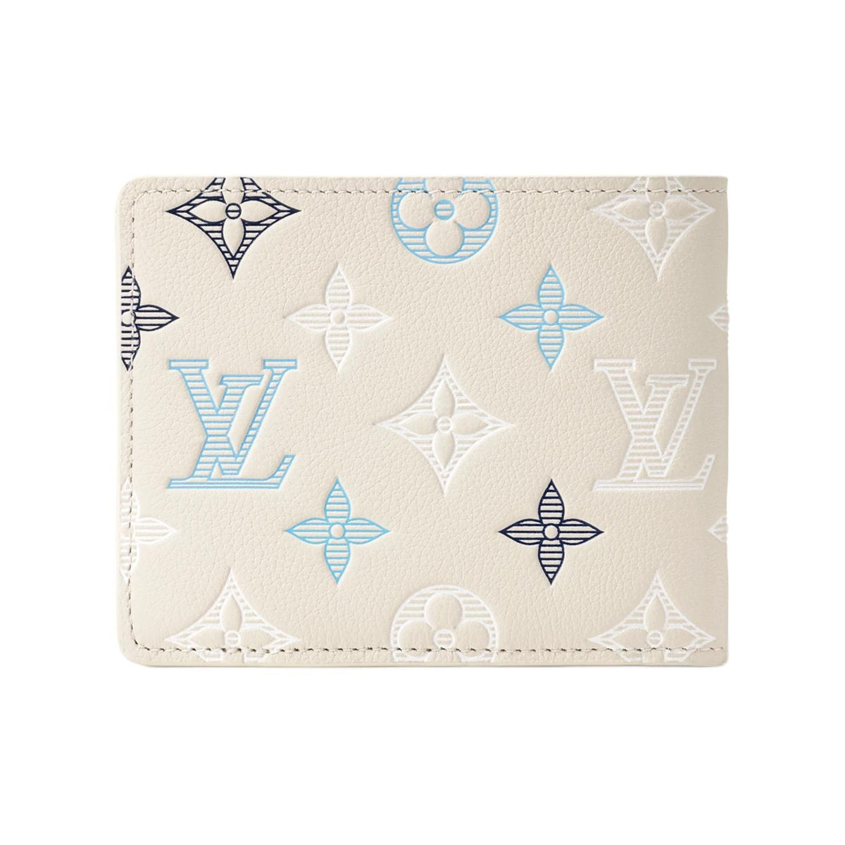 LOUIS VUITTON Multiple Monogram Shadow Cowhide Leather Wallet - White - M29136