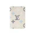 LOUIS VUITTON Monogram Shadow Contrast Embossed Cowhide Leather Card Holder - White - M29134