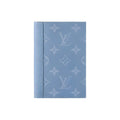 LOUIS VUITTON Logo Canvas Passport Holder with Interior Card Slots - Blue - M14358