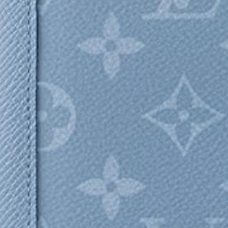 LOUIS VUITTON Logo Canvas Passport Holder with Interior Card Slots - Blue - M14358