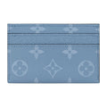 LOUIS VUITTON Taigarama Double Brand Print Cowhide Leather Card Holder - Sky Blue - M14359