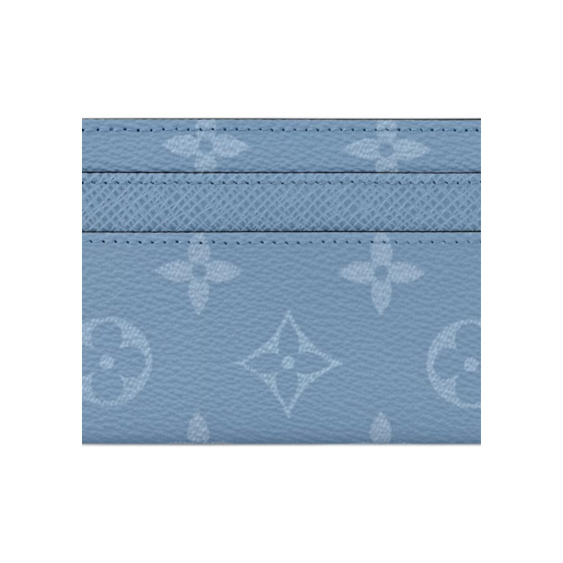 LOUIS VUITTON Taigarama Double Brand Print Cowhide Leather Card Holder - Sky Blue - M14359