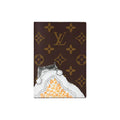 LOUIS VUITTON x Grace Coddington Catogram Monogram Coated Canvas Passport Holder - Brown - M25753