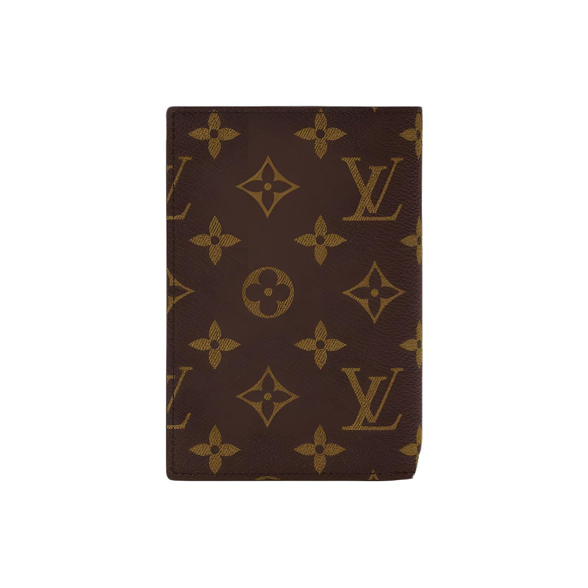 LOUIS VUITTON x Grace Coddington Catogram Monogram Coated Canvas Passport Holder - Brown - M25753