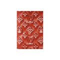 LOUIS VUITTON Ice Cube Monogram Coated Canvas and Faux Leather Passport Holder - Pomegranate Red - M28595