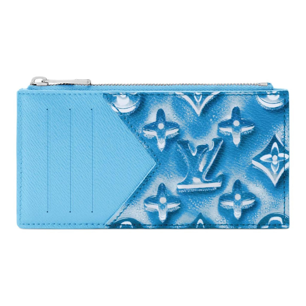 LOUIS VUITTON Monogram Ice Cube Coated Canvas Wallet - Blueberry Blue - M28626