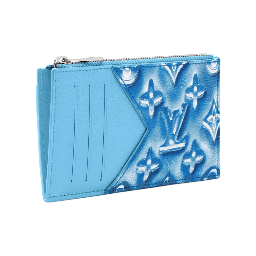 LOUIS VUITTON Monogram Ice Cube Coated Canvas Wallet - Blueberry Blue - M28626