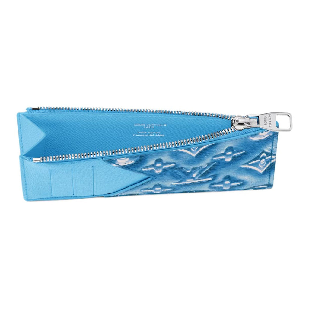 LOUIS VUITTON Monogram Ice Cube Coated Canvas Wallet - Blueberry Blue - M28626