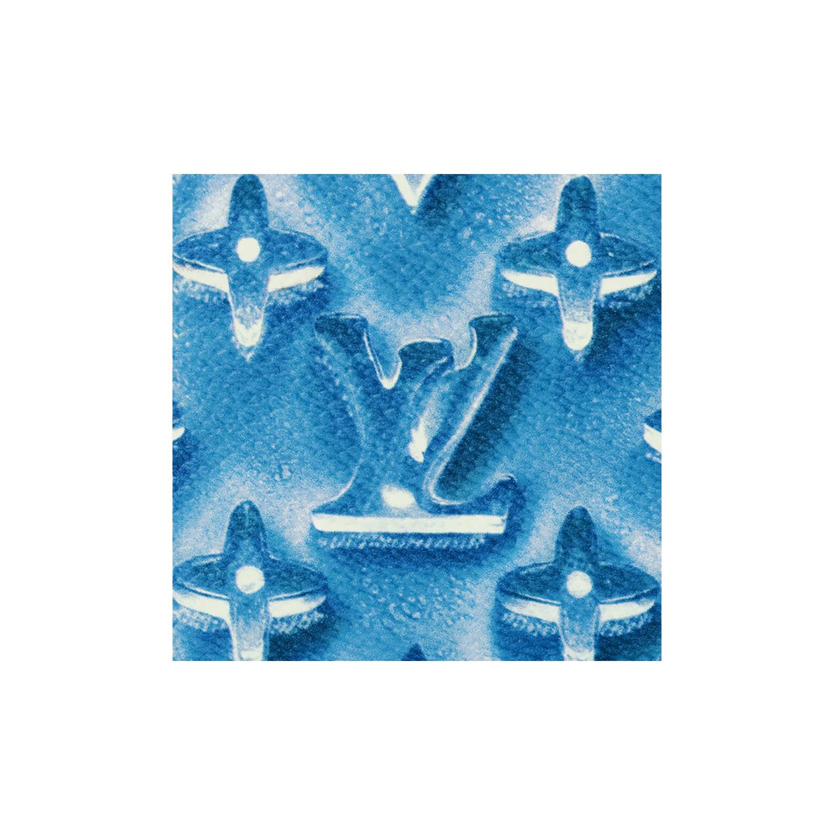 LOUIS VUITTON Monogram Ice Cube Coated Canvas Wallet - Blueberry Blue - M28626