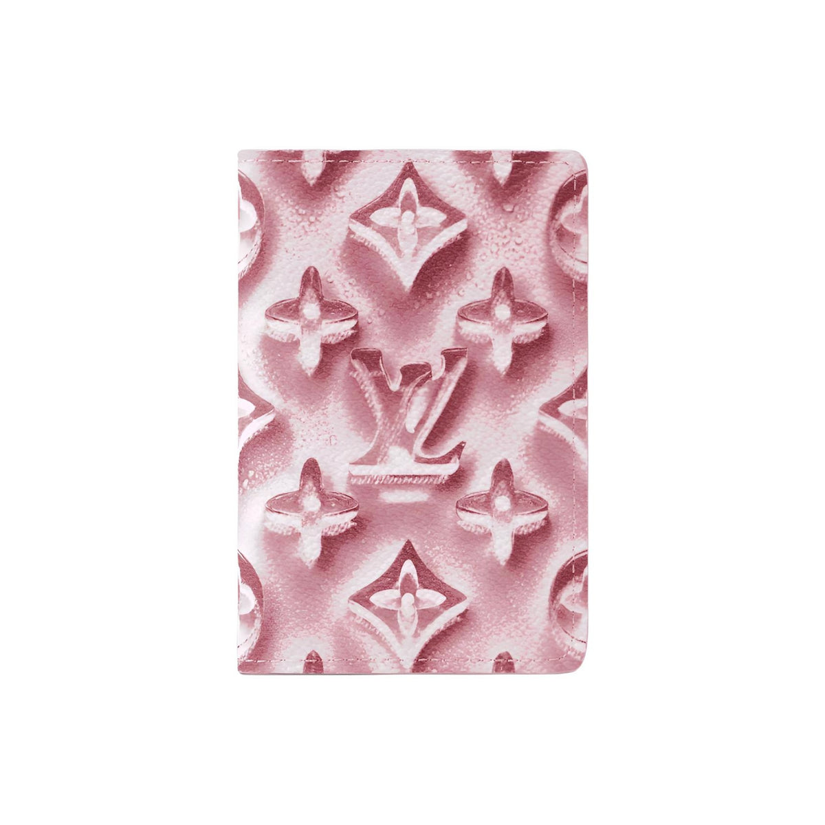 LOUIS VUITTON Pocket Organizer Monogram Coated Canvas and Faux Leather Card Holder - Pink - M28625