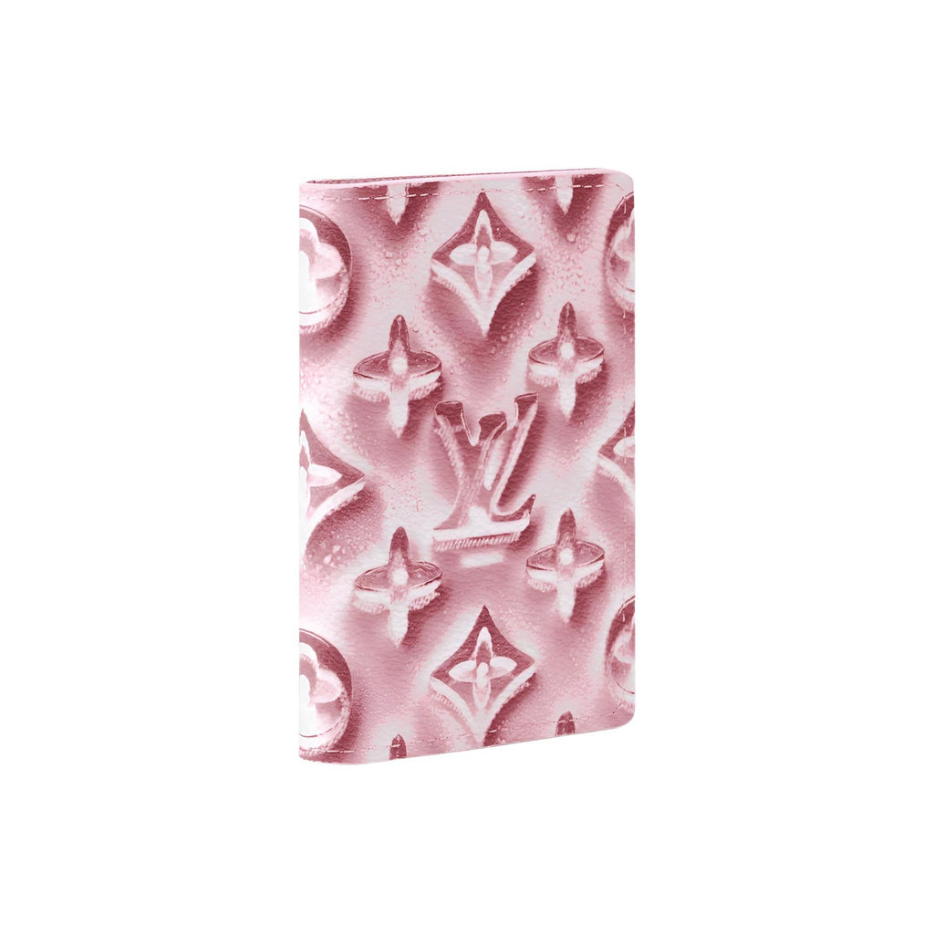 LOUIS VUITTON Pocket Organizer Monogram Coated Canvas and Faux Leather Card Holder - Pink - M28625