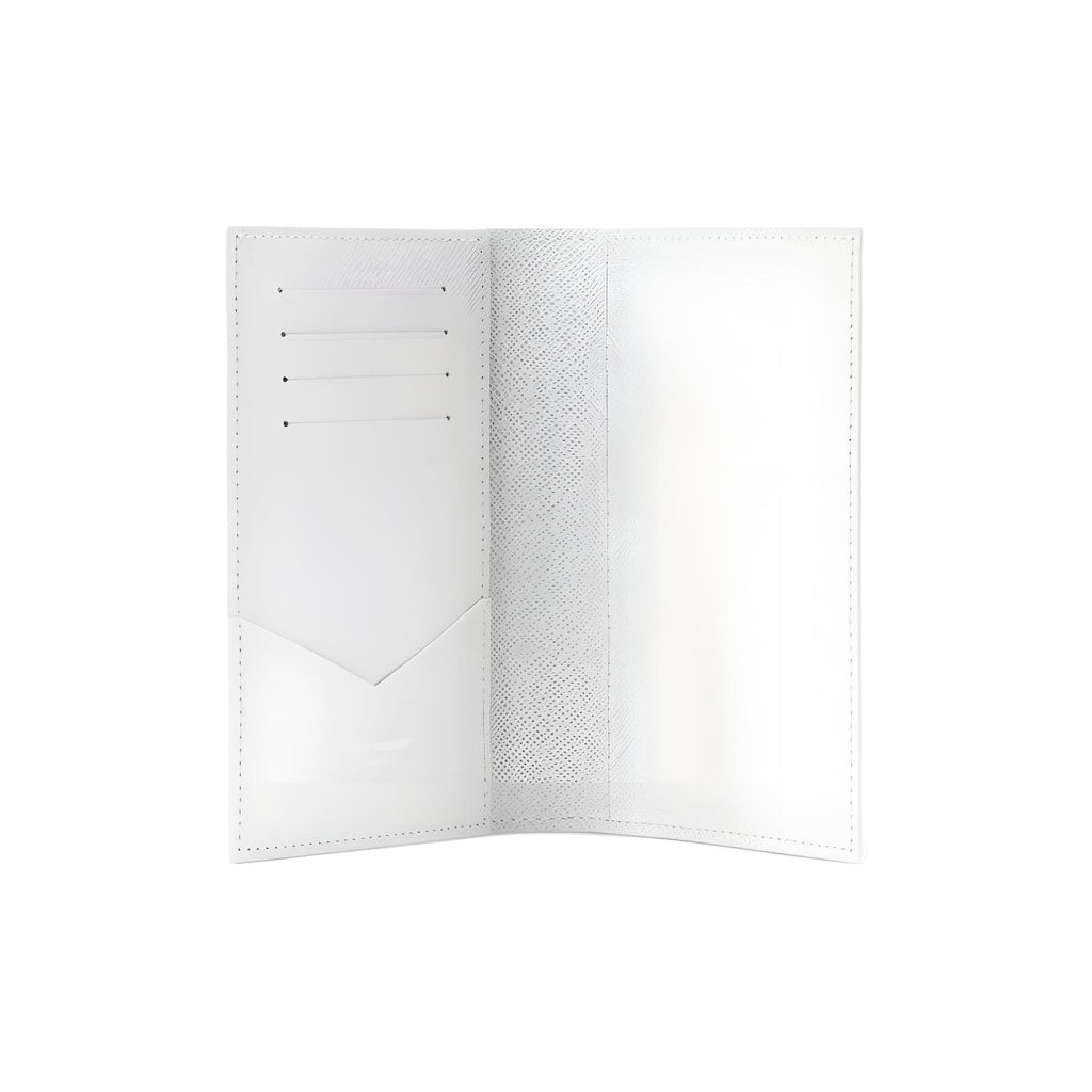 LOUIS VUITTON Passport Cover 2024 Ski Collection White Monogram M27064