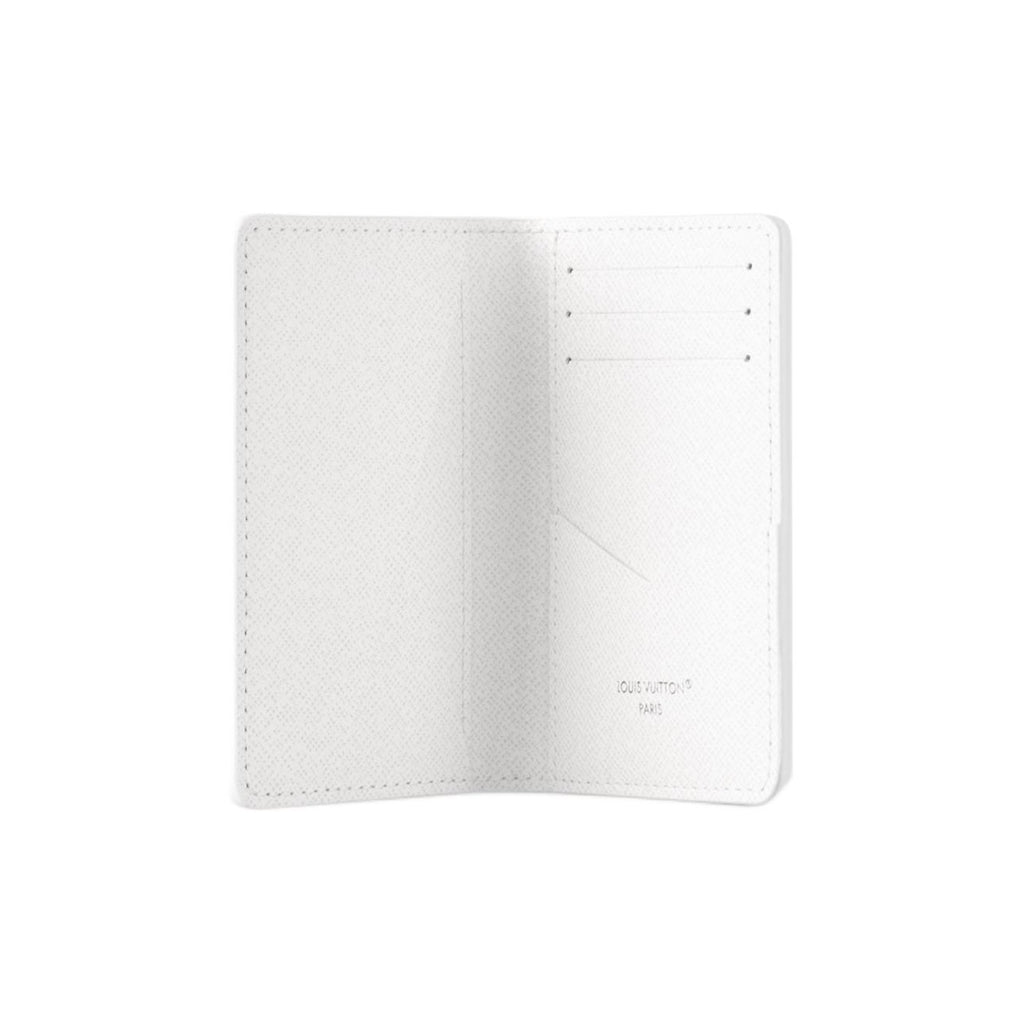 LOUIS VUITTON Colored Monogram Card Holder White Ski Collection M14882