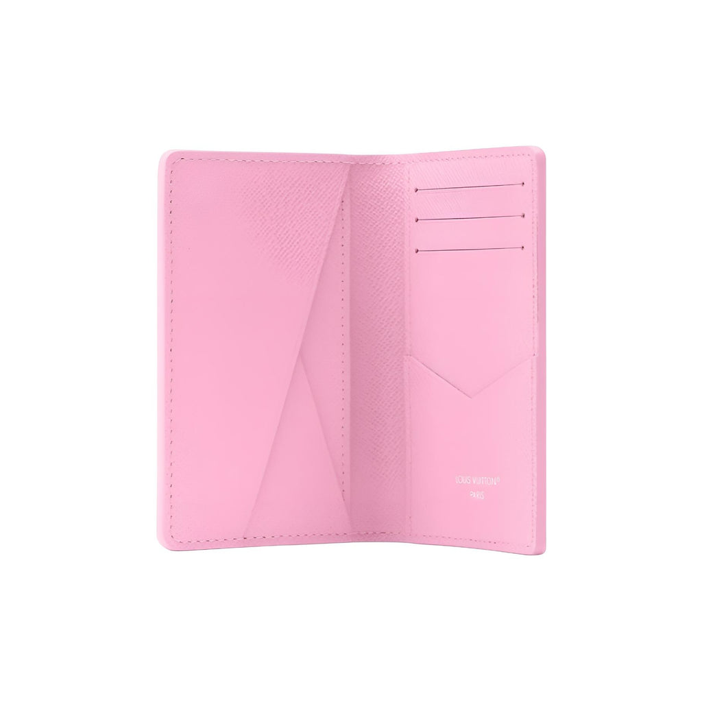 LOUIS VUITTON Pocket Organizer Monogram Coated Canvas Pink M26800